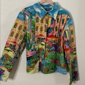 Hand painted jacket